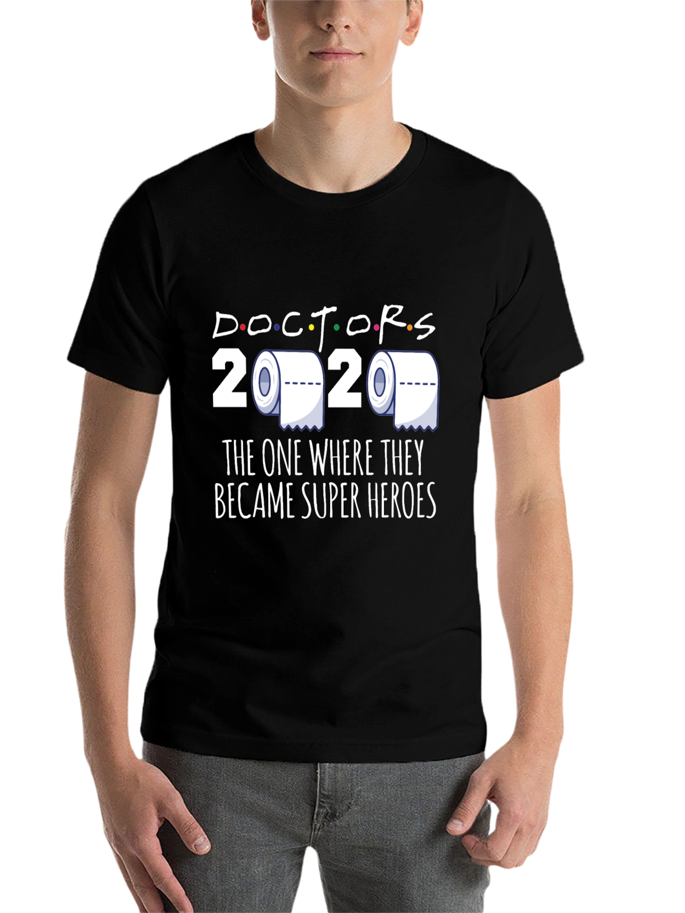 Black Doctors 2020 Superheroes T-Shirt view 7