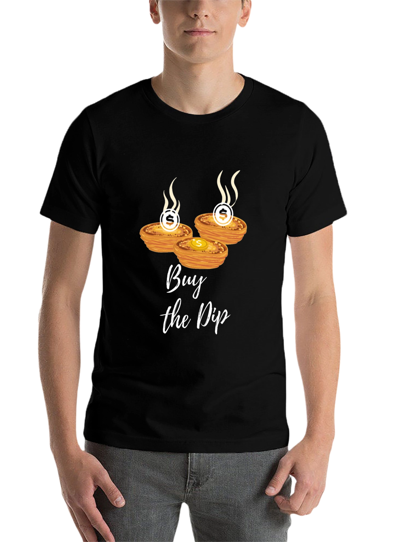 Black Buy the Dip T-Shirt view 7