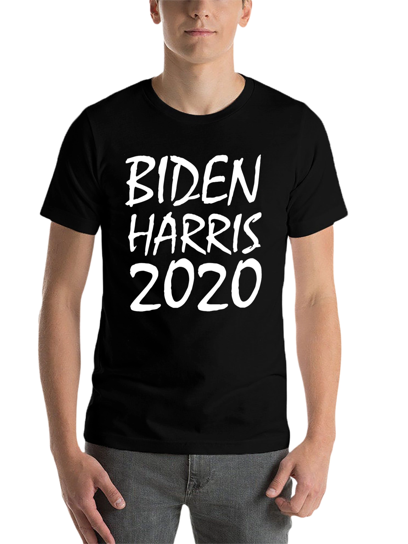Black Biden Harris 2020 Graphic T-Shirt view 7