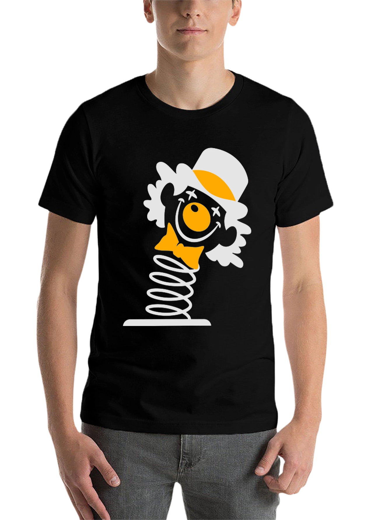 Black Clown in a Box Graphic T-Shirt view 7