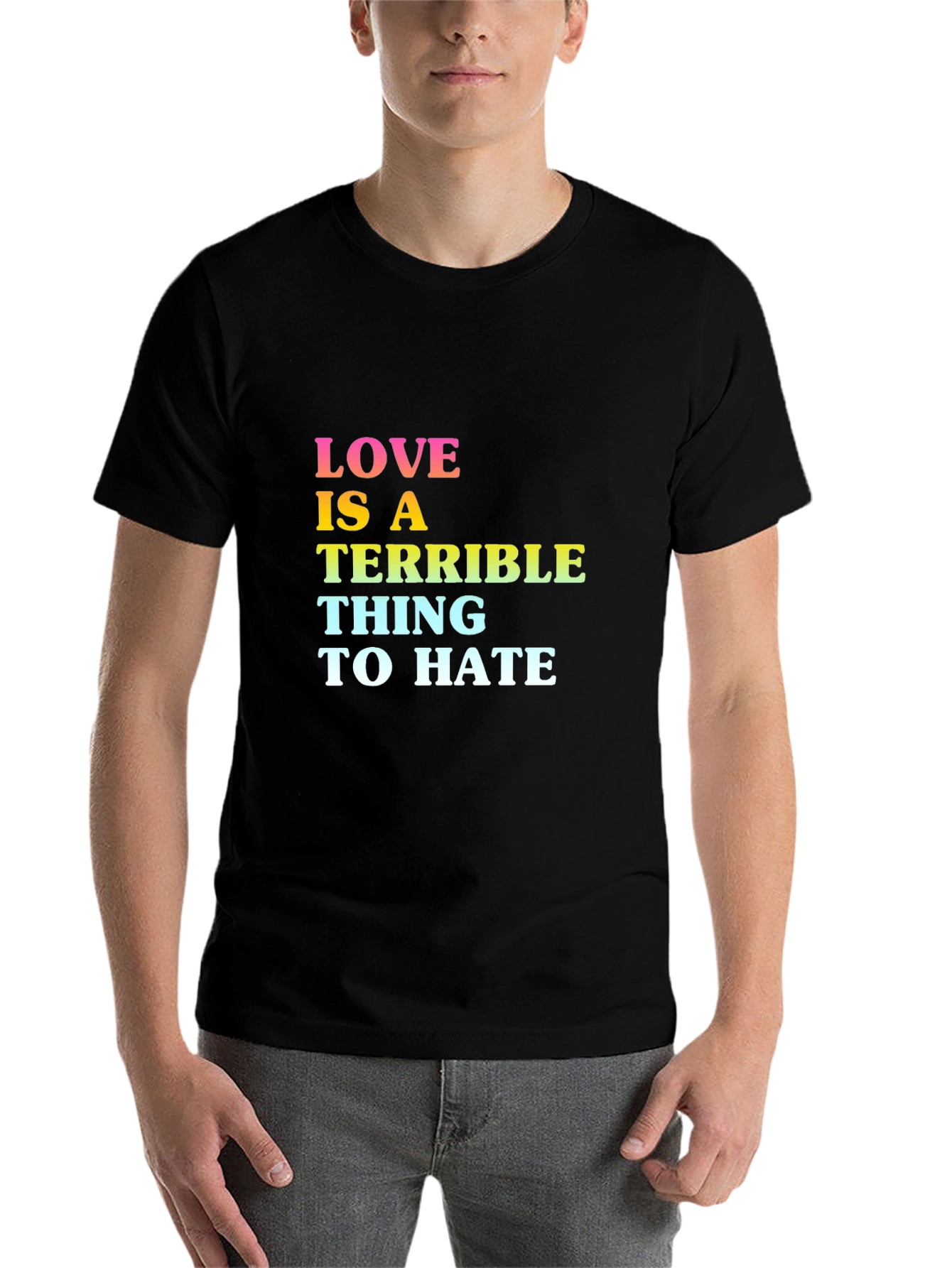 Black Love Is A Terrible Thing To Hate T-Shirt view 7