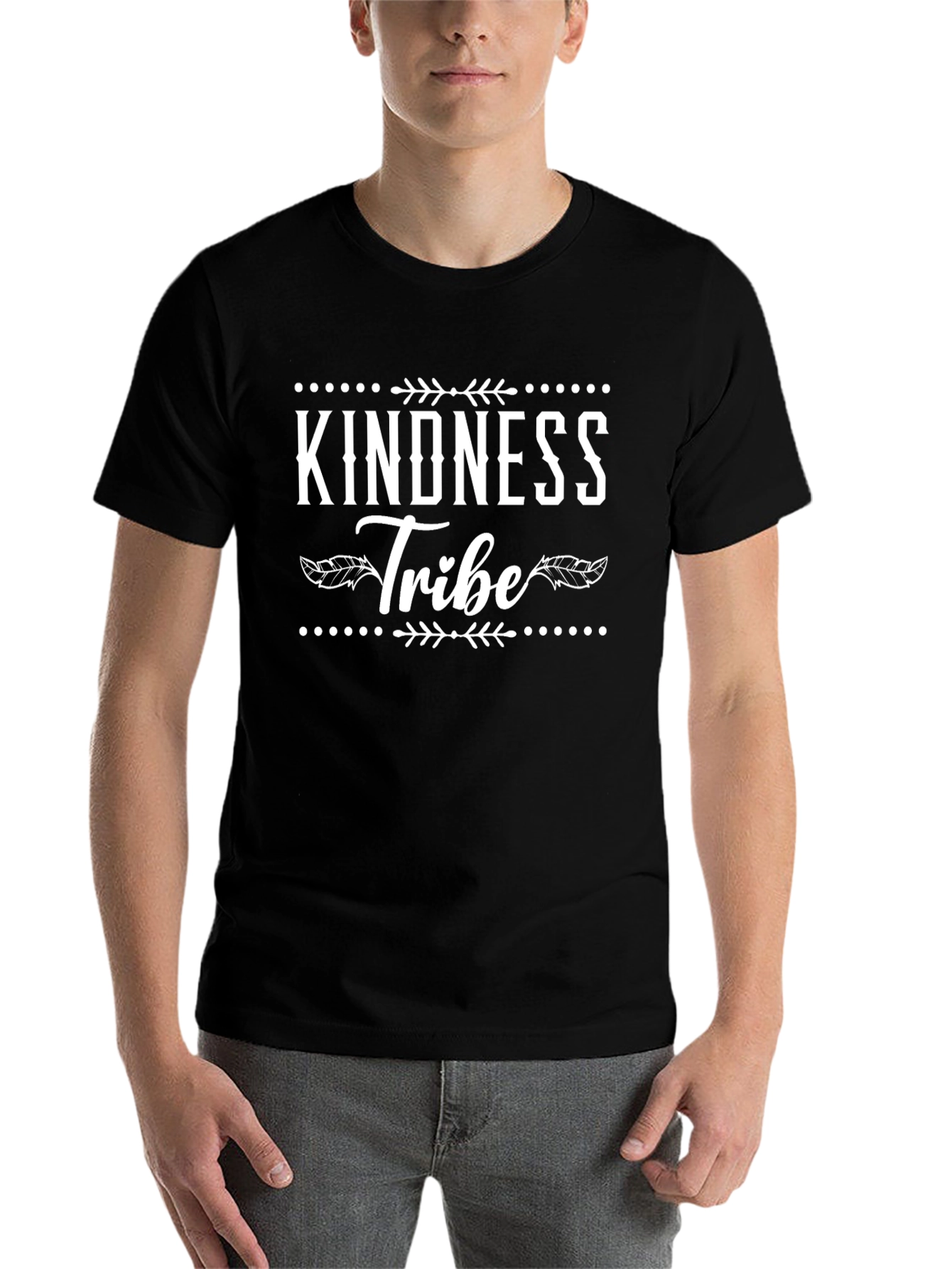 Black Kindness Tribe Graphic Tee view 7