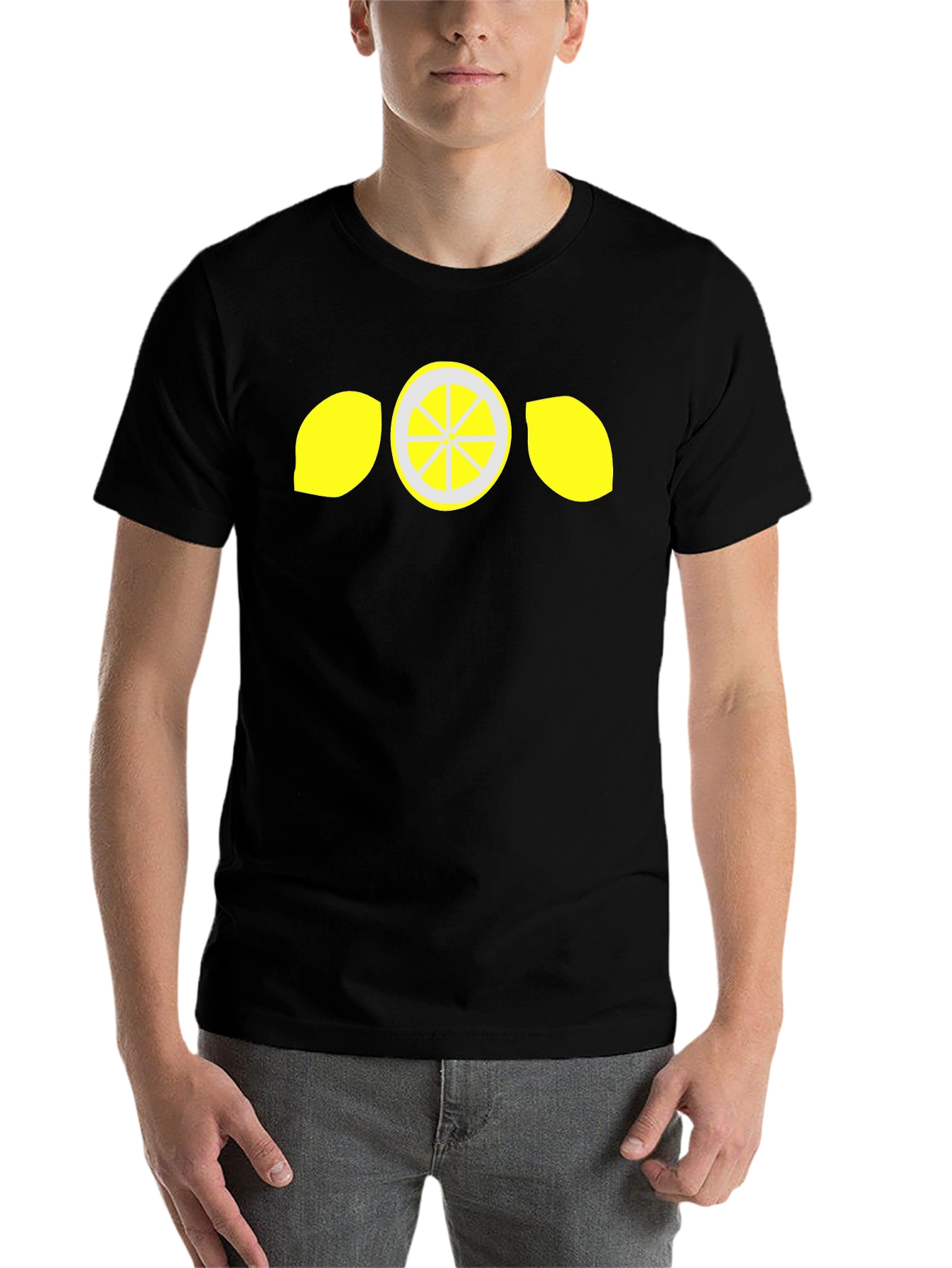 Black Lemon Graphic Tee - Stylish & Fresh! view 7