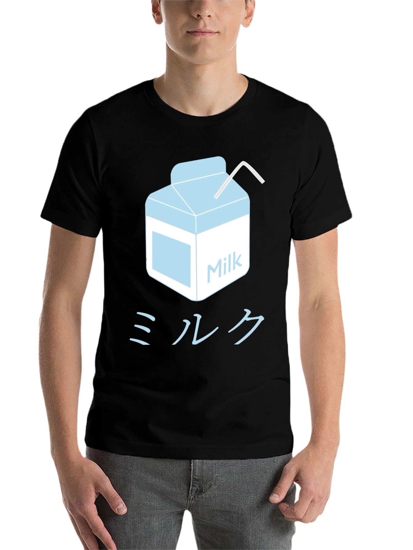 Black Milk Carton Graphic Tee - Japanese Inspired view 7
