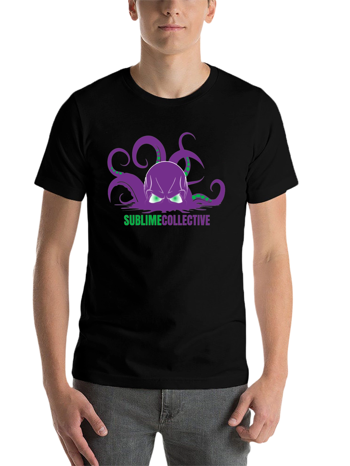 Black Sublime Collective Octopus Graphic Tee view 7