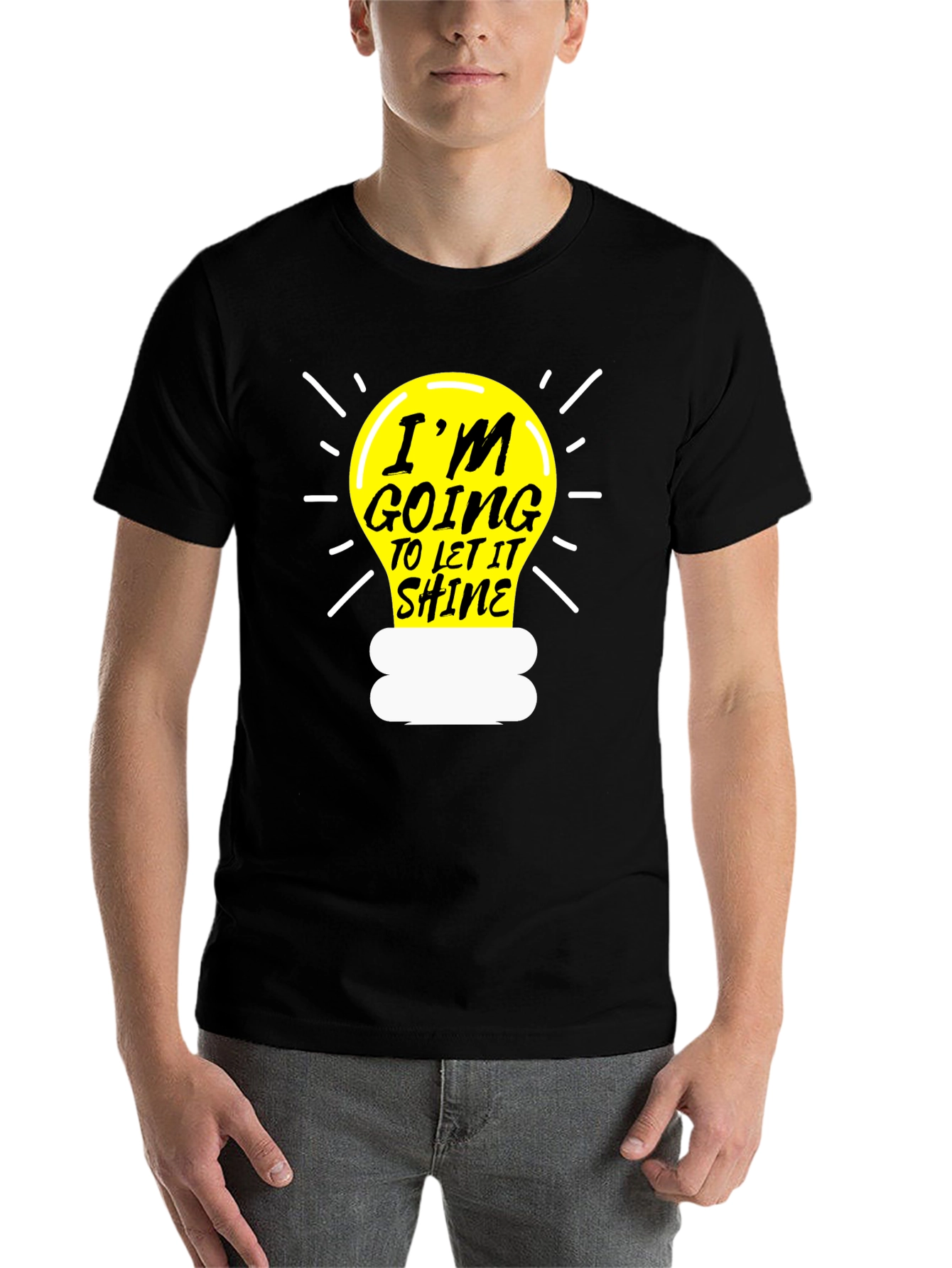 Black I'm Going to Let it Shine T-Shirt view 7
