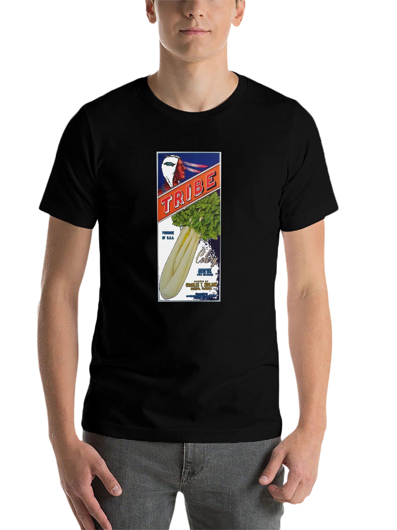 Tribe Celery Graphic T-Shirt - 7