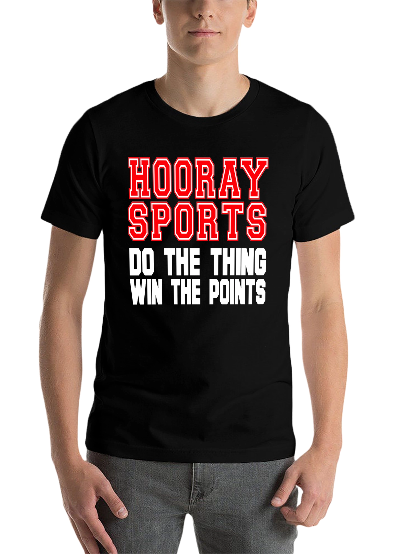 Black Hooray Sports Graphic T-Shirt view 7