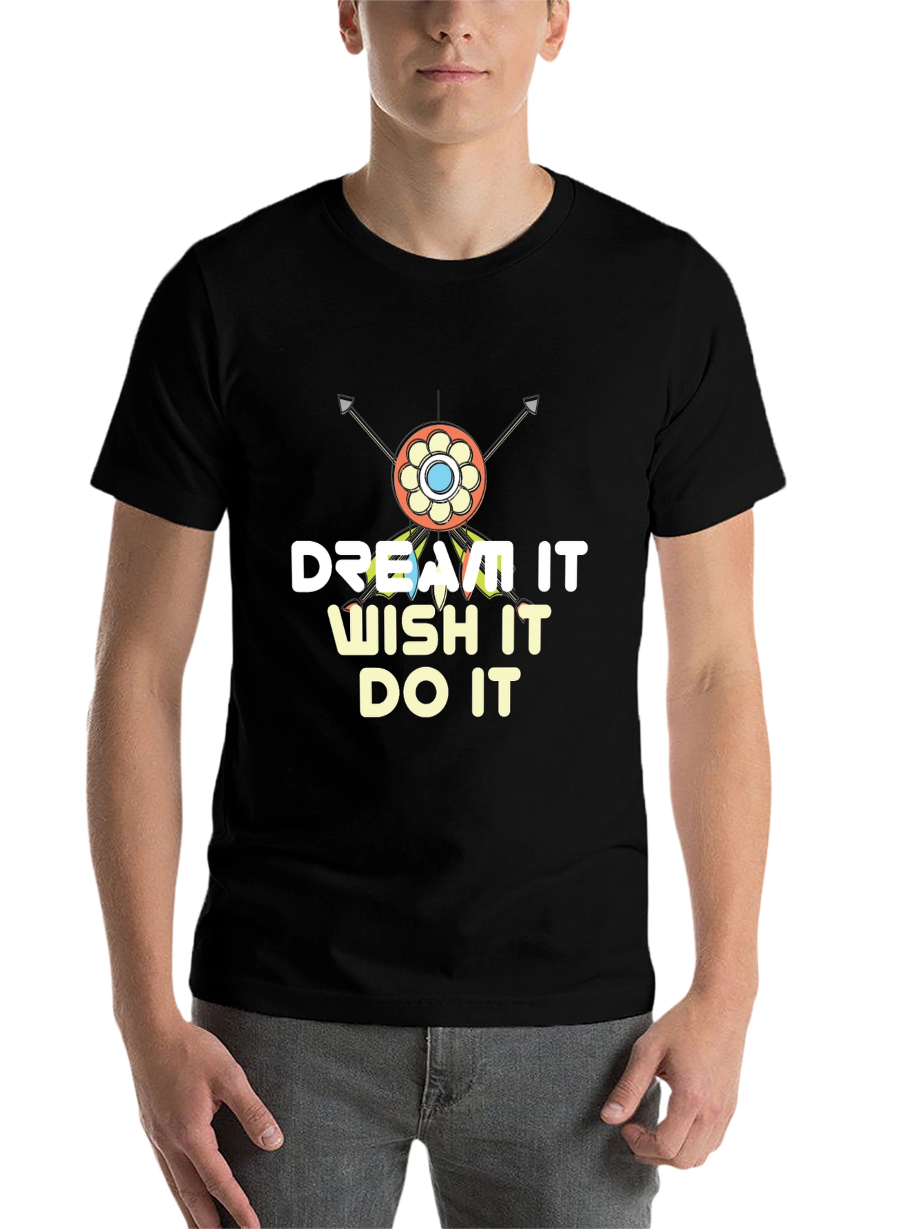 Black Dream It Wish It Do It T-Shirt view 7