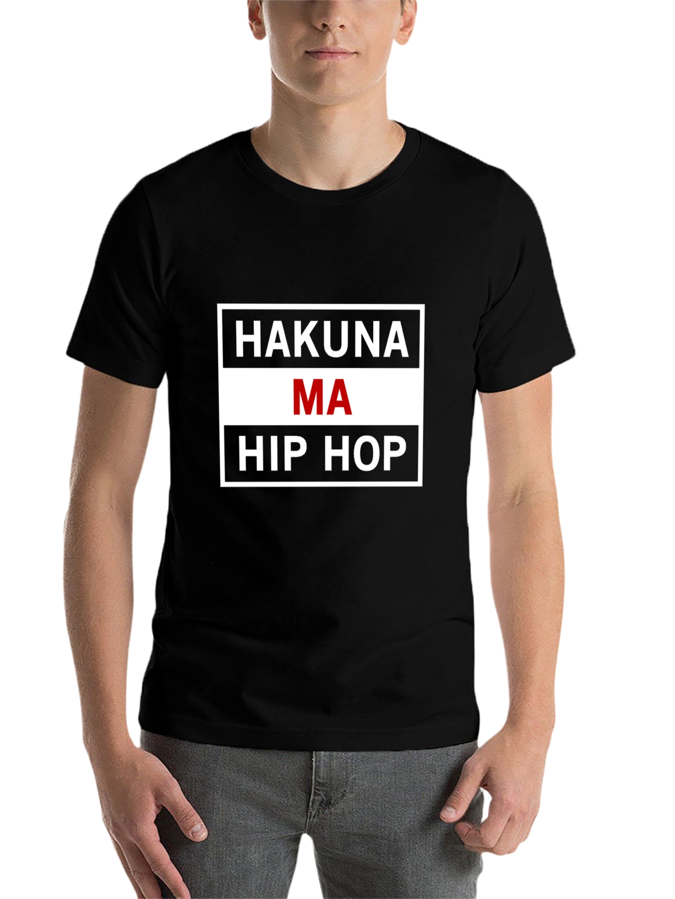Hakuna Ma Hip Hop Black T-Shirt - 7