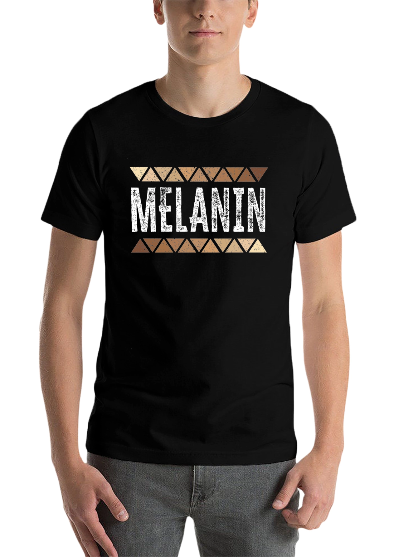 Black Melanin Pride Graphic Tee - Black view 7