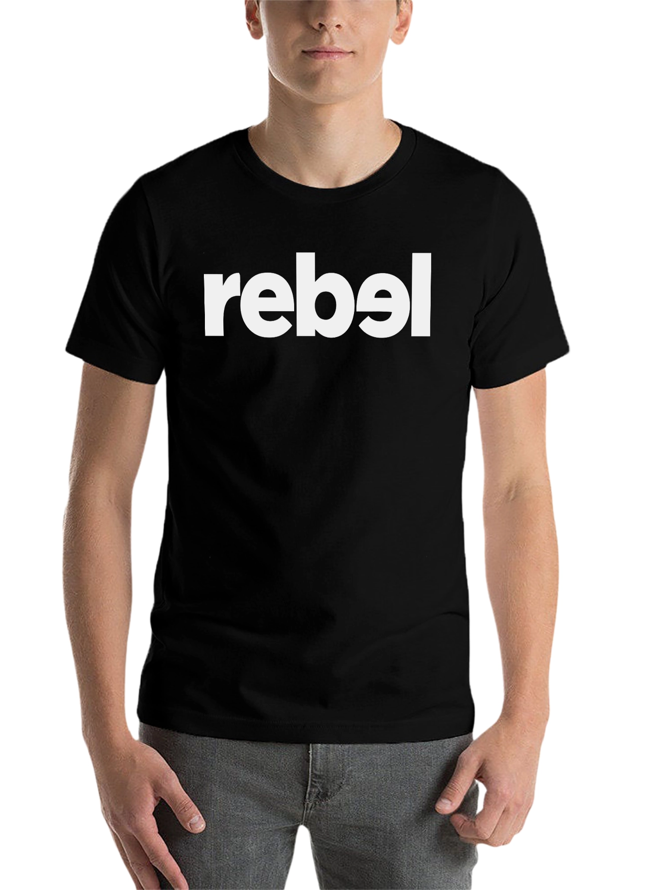 Black Rebel Graphic Tee - Bold Statement Shirt view 7