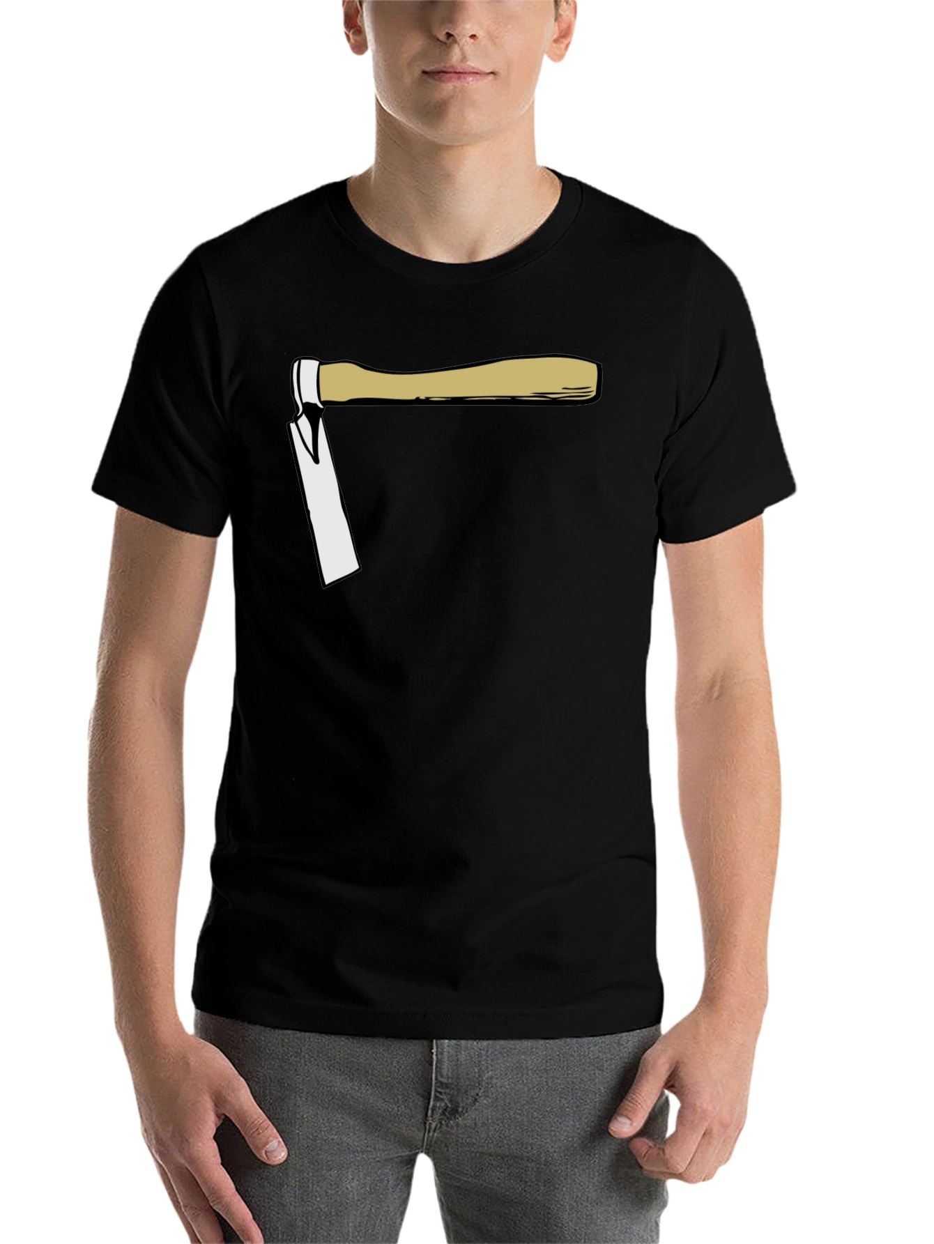 Black Axe T-Shirt - Novelty Lumberjack Tee view 7