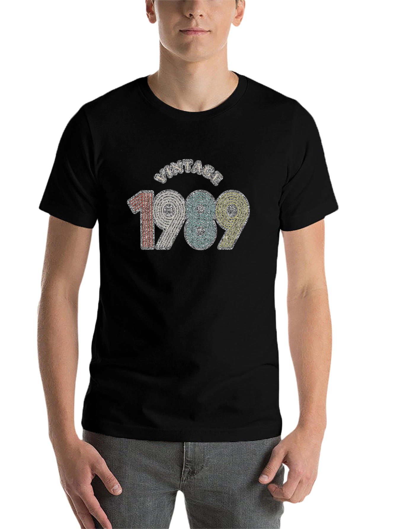 Black Vintage 1989 Graphic Tee view 7