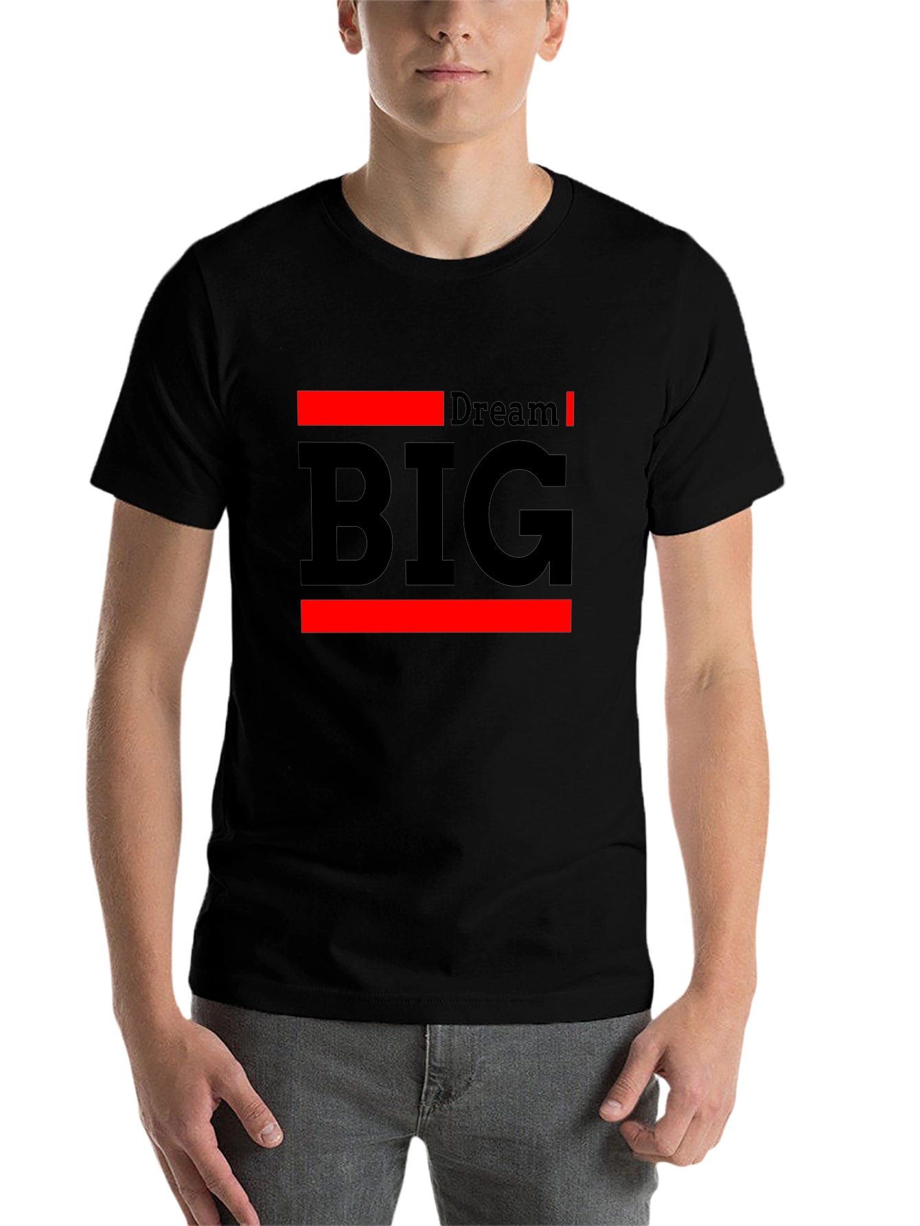 Black Dream Big Graphic T-Shirt view 7