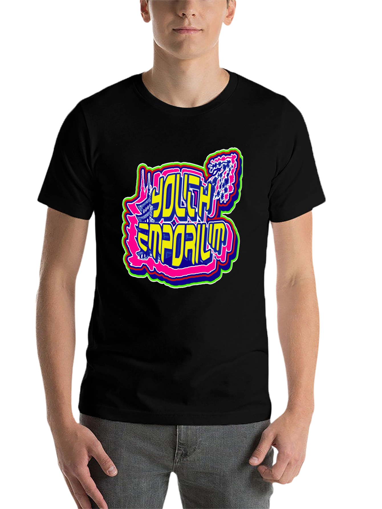 Black Youth Emporium Graphic Tee - Retro Style view 7