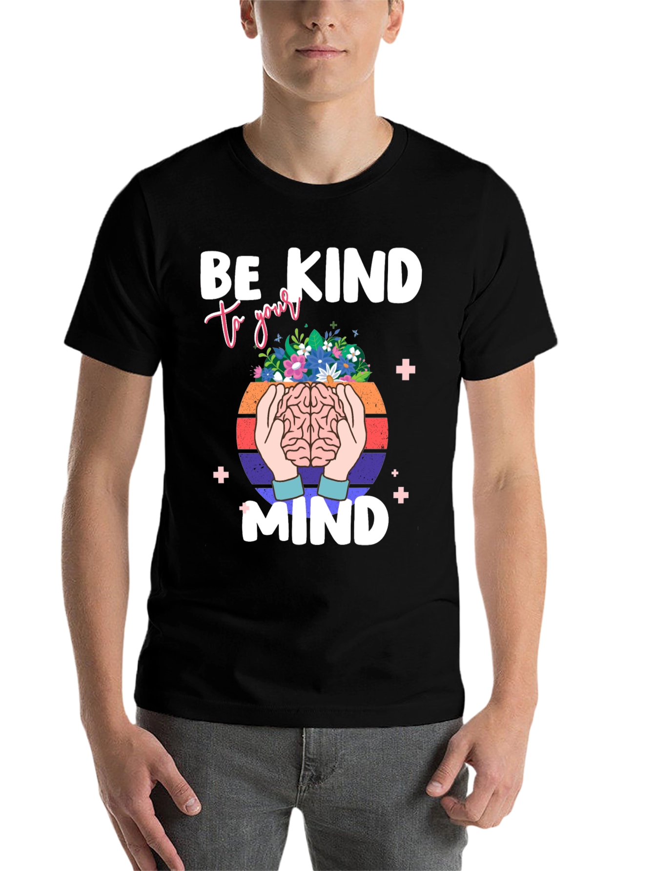 Be Kind to Your Mind Graphic Tee - 7