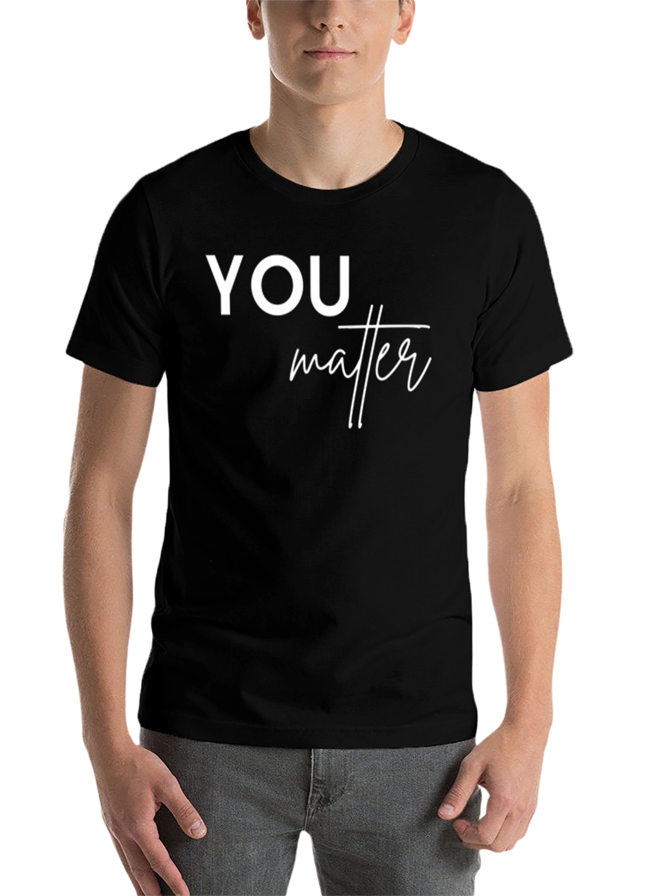 Black You Matter Graphic T-Shirt - Trendy Unisex Design view 7