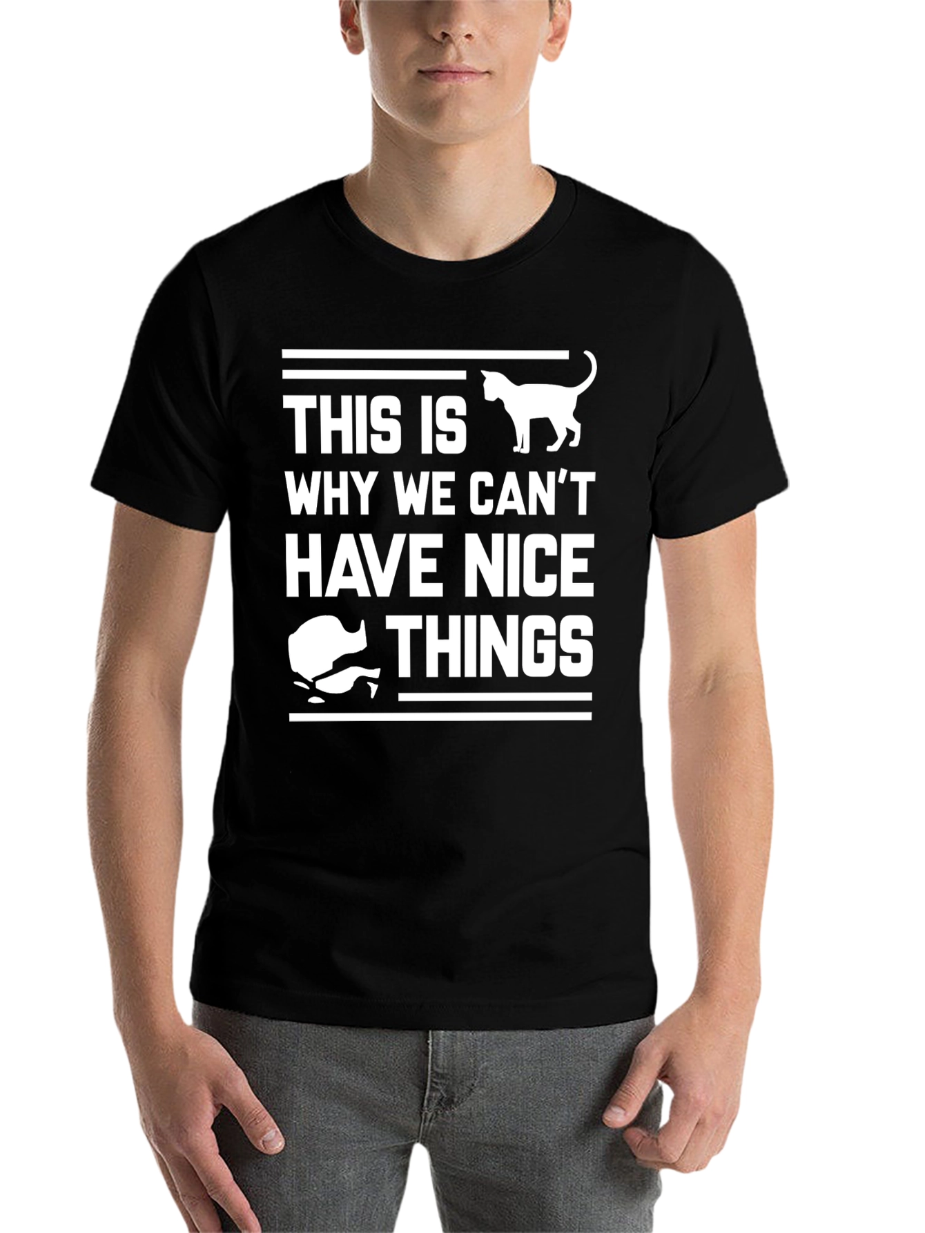 Black Cat Lover T-Shirt: This Is Why We Can't Have Nice Things view 7