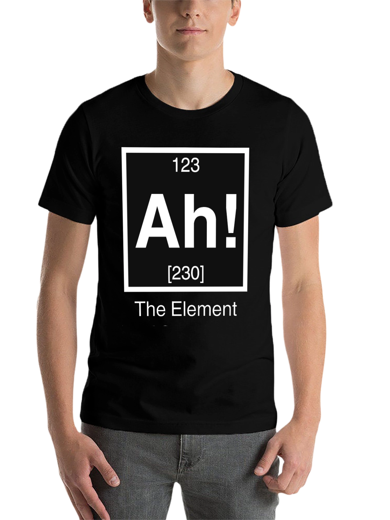 The Element "Ah!" T-Shirt - Chemistry Periodic Table Humor - 7