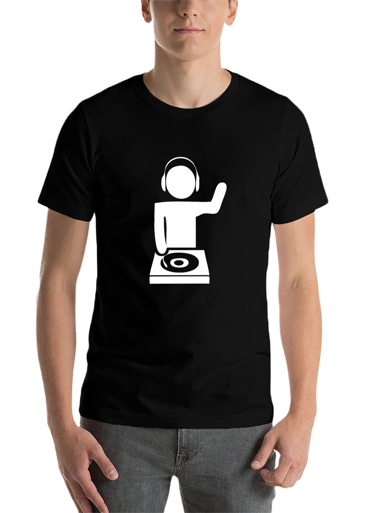 DJ Graphic Tee - Cool Turntable Design - 7