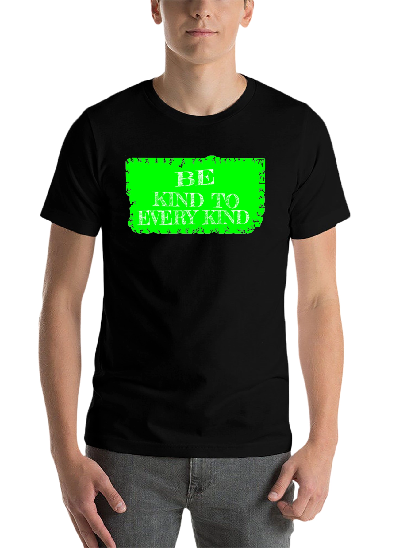 Black Be Kind To Every Kind Graphic T-Shirt view 7