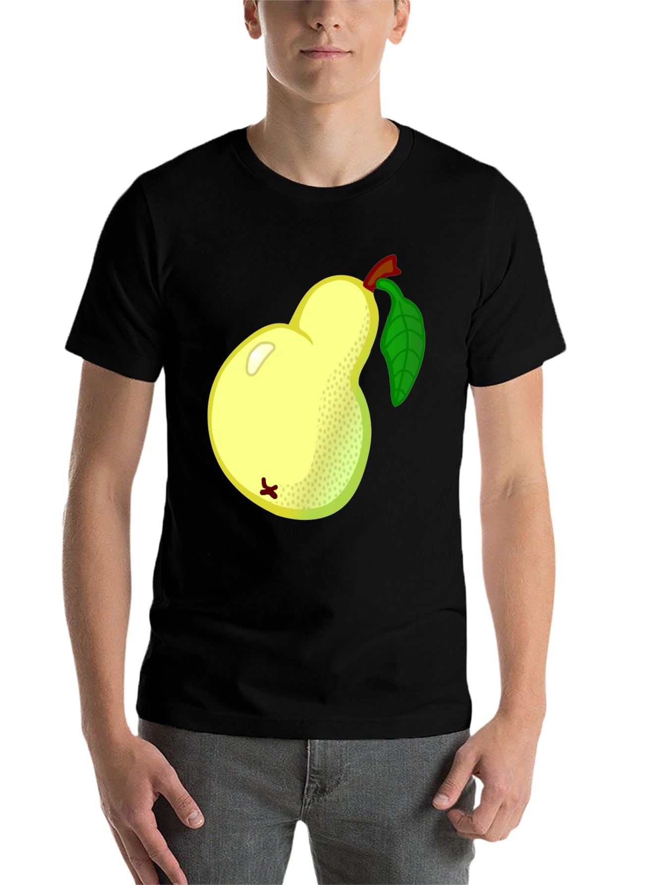 Black Pear Graphic Tee - Fruitful Style view 7
