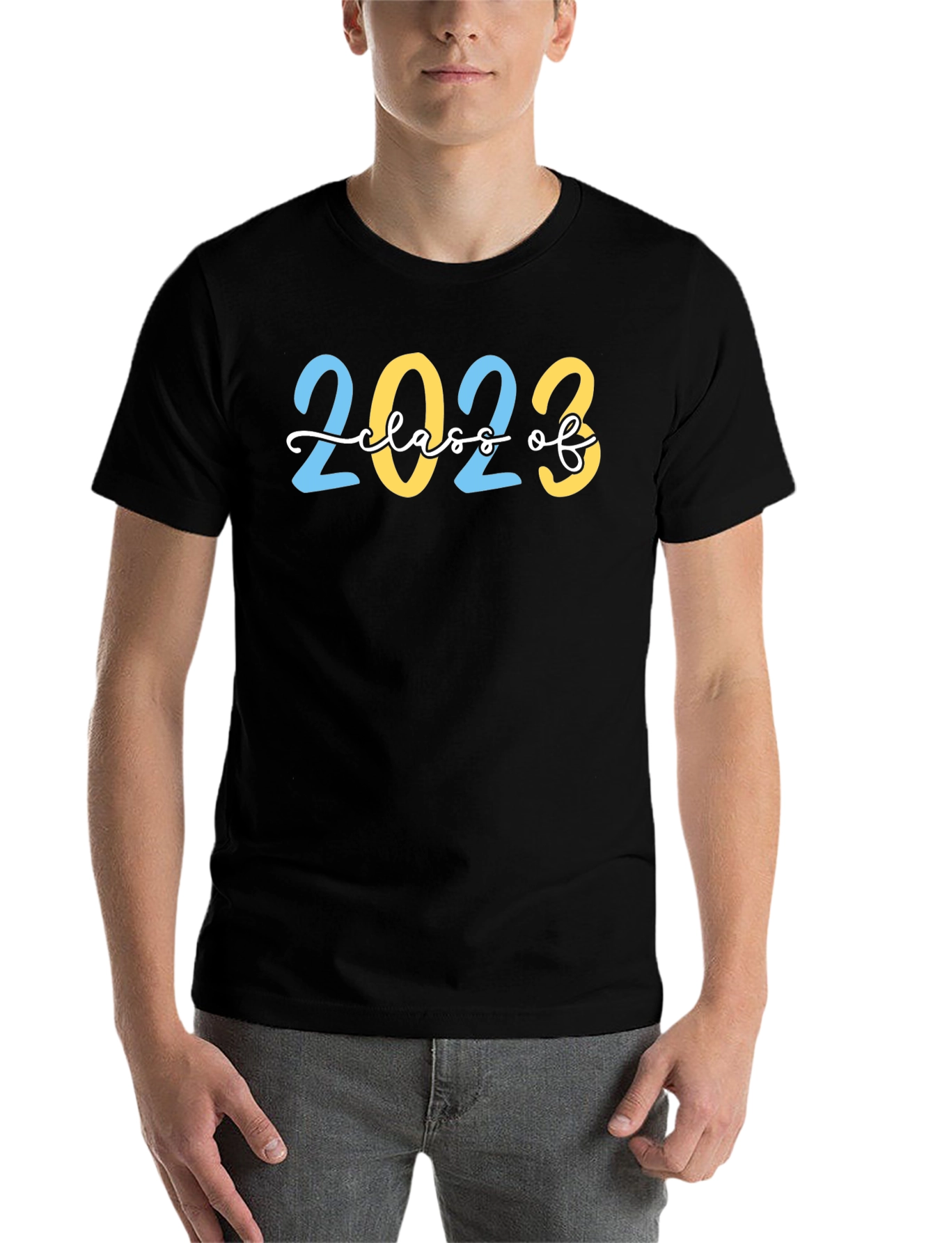 Black Class of 2023 T-Shirt Graduation Tee view 7