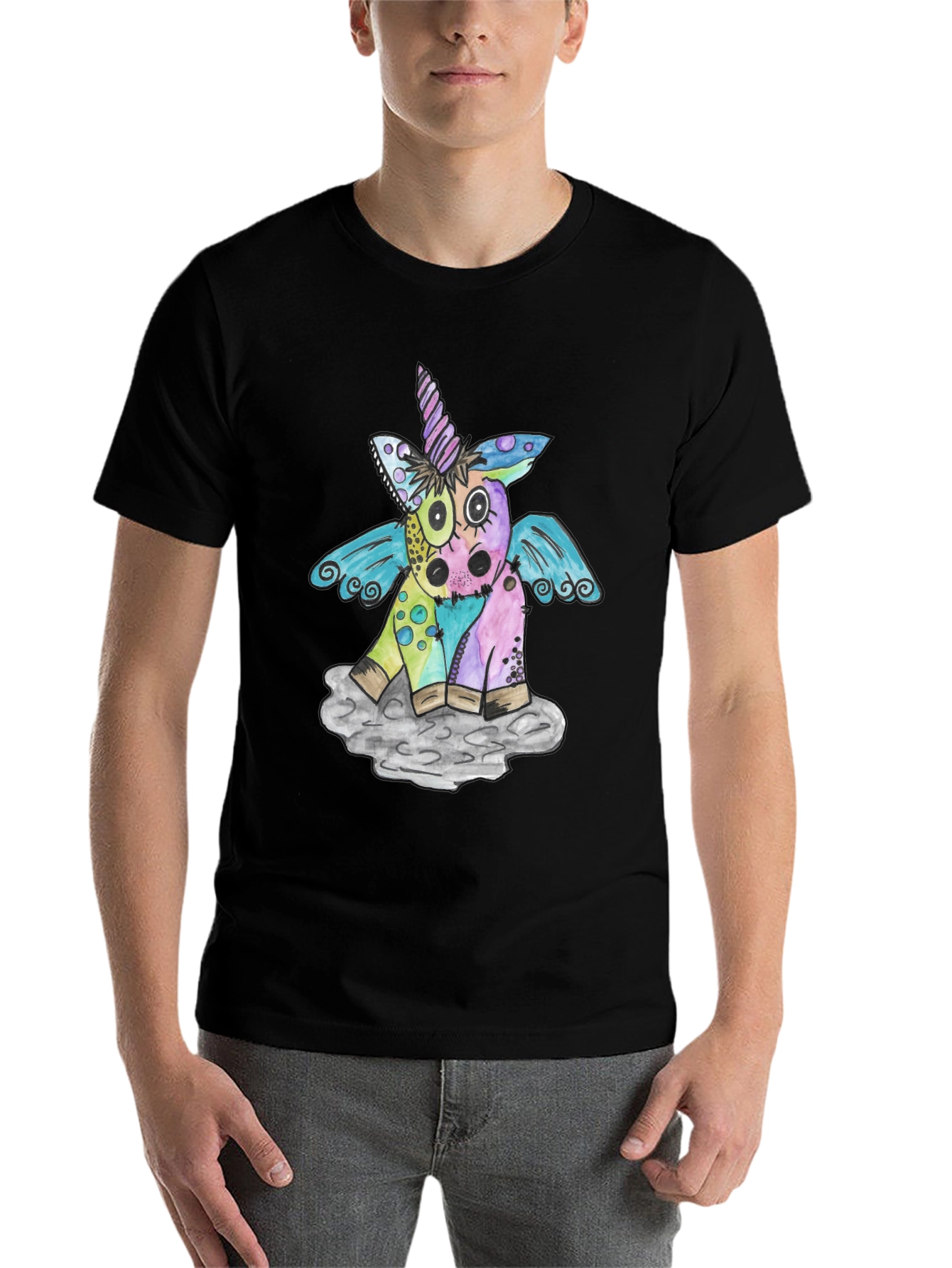 Whimsical Unicorn Graphic Tee - Unique & Fun - 7