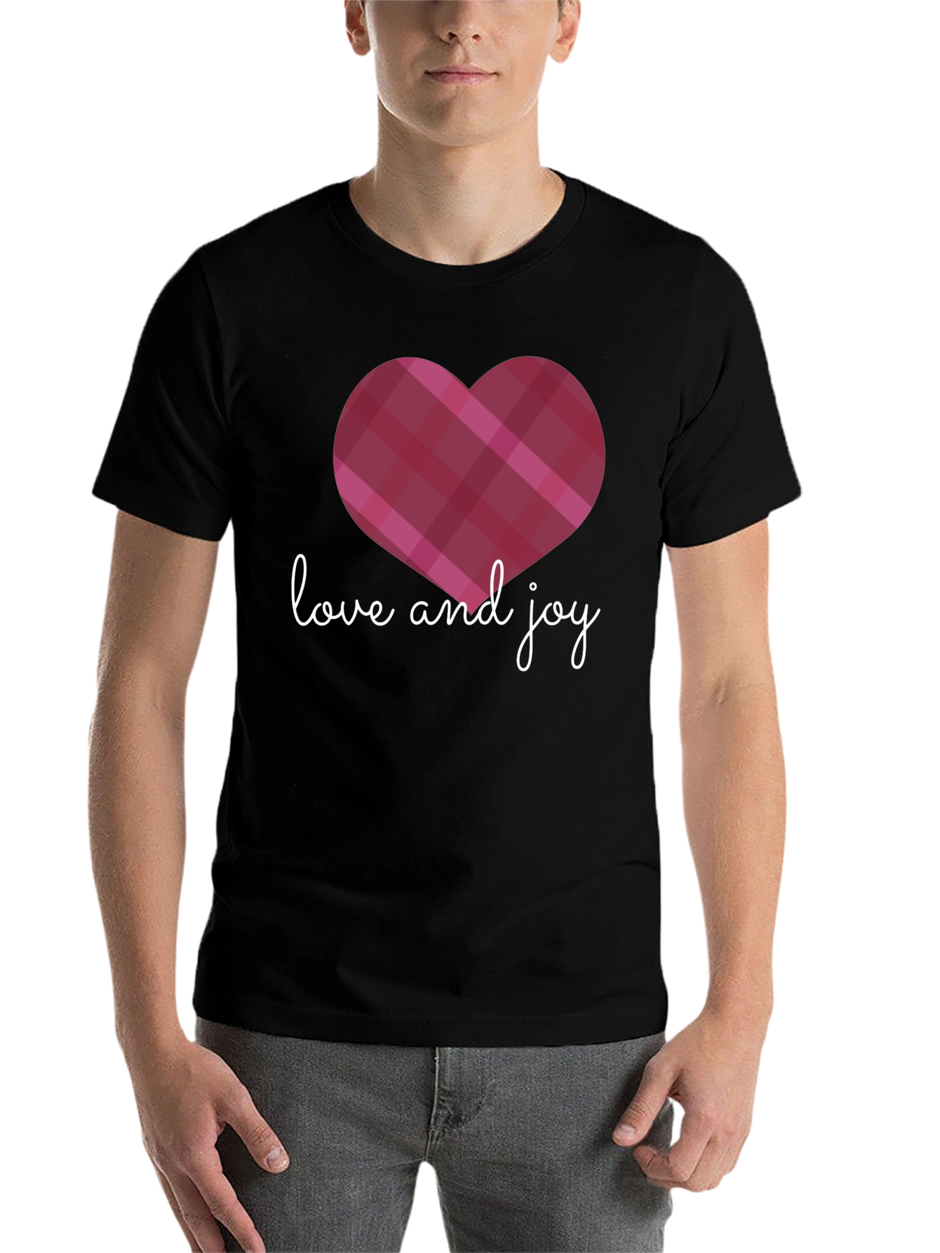 Black Love and Joy Heart Graphic Tee view 7