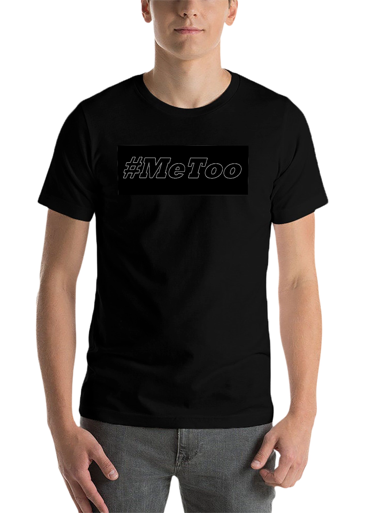 Black Black #MeToo T-Shirt view 7