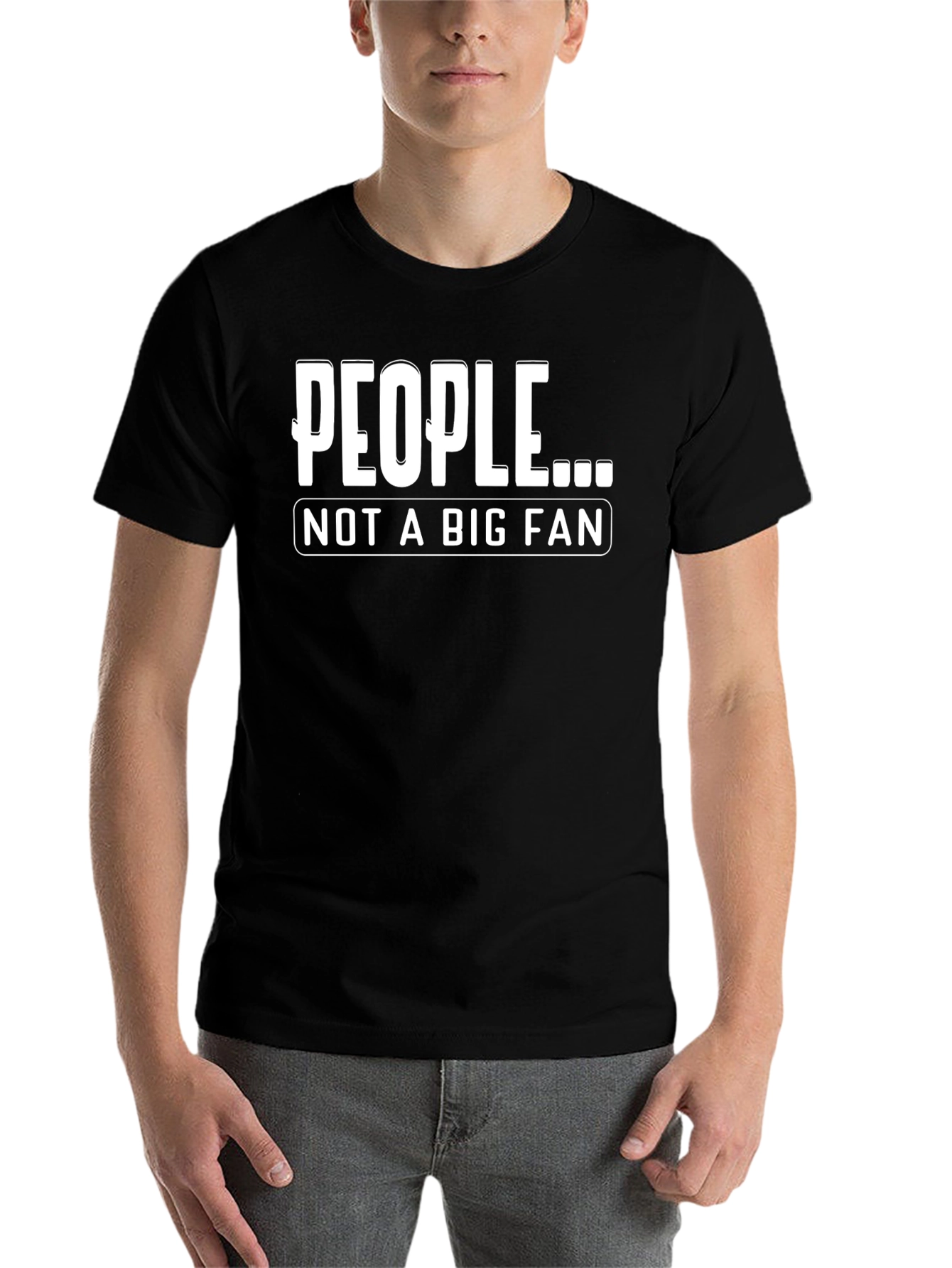 Black People... Not A Big Fan Graphic Tee - Unisex T-Shirt view 7