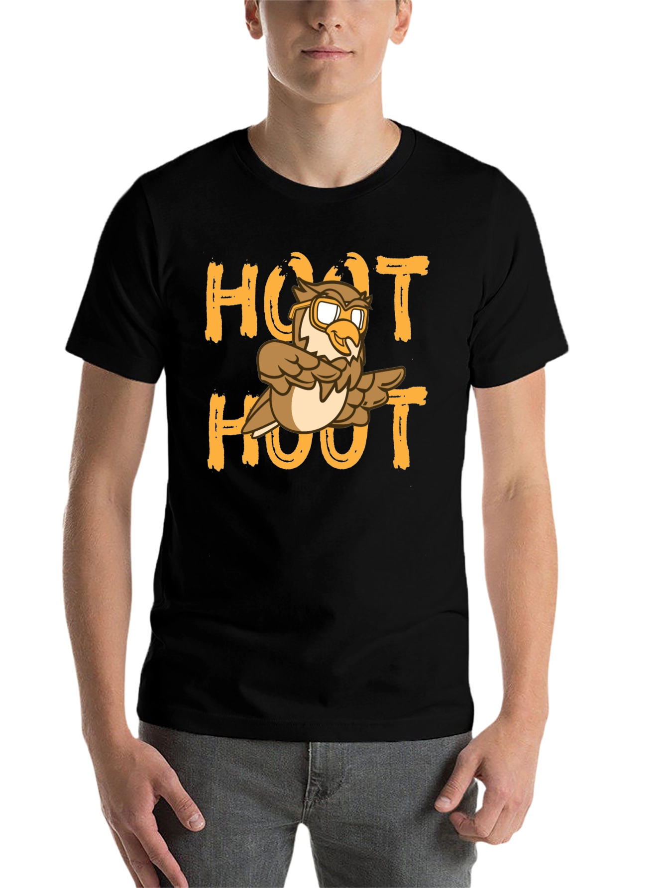 Black Hoot Hoot Owl Graphic Tee view 7