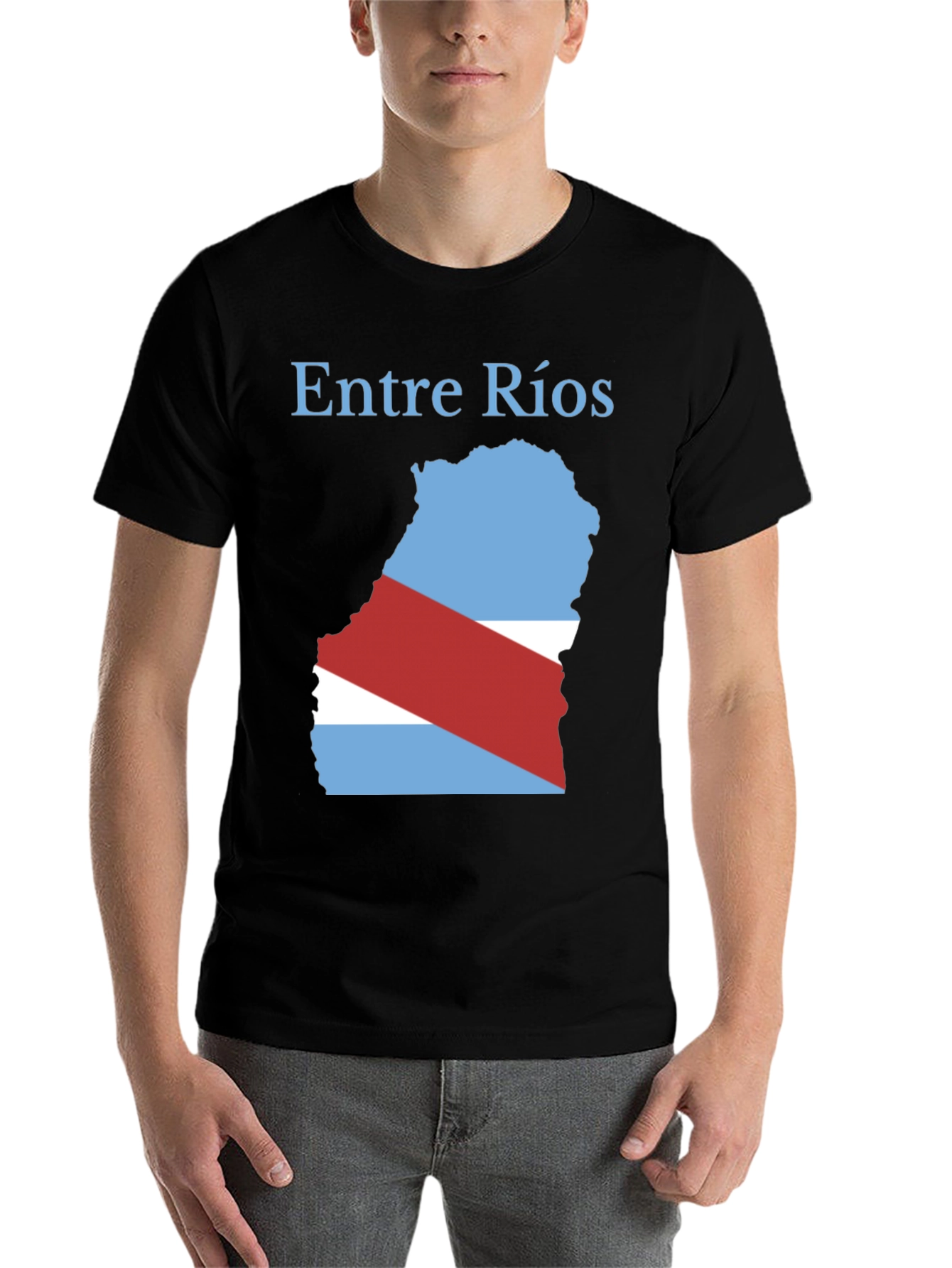 Black Entre Rios Argentina Province T-Shirt view 7