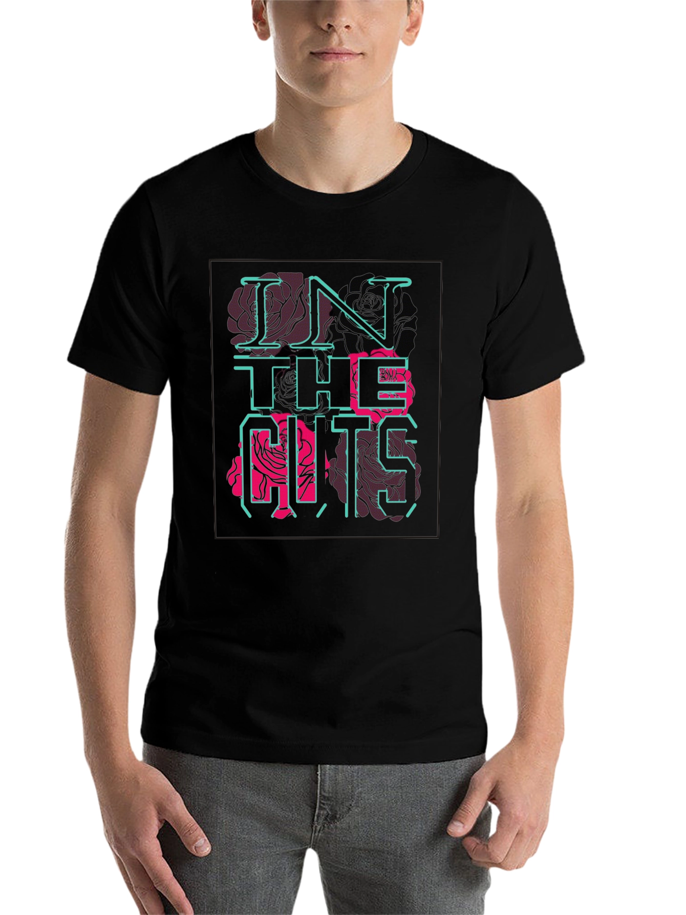 Black In The Cuts Graphic Tee - Black view 7