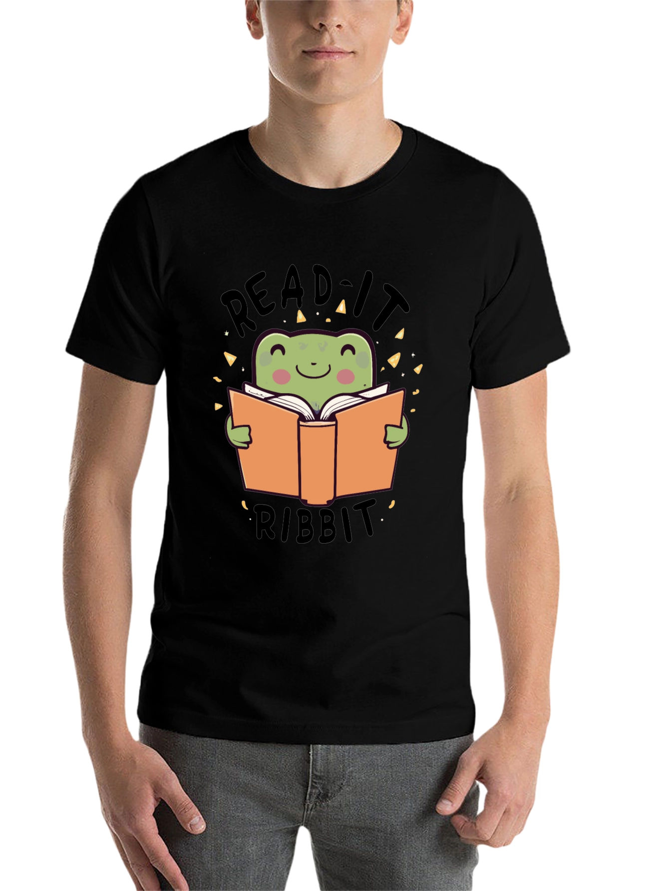 Read It Ribbit T-Shirt - Funny Frog Lover Tee - 7