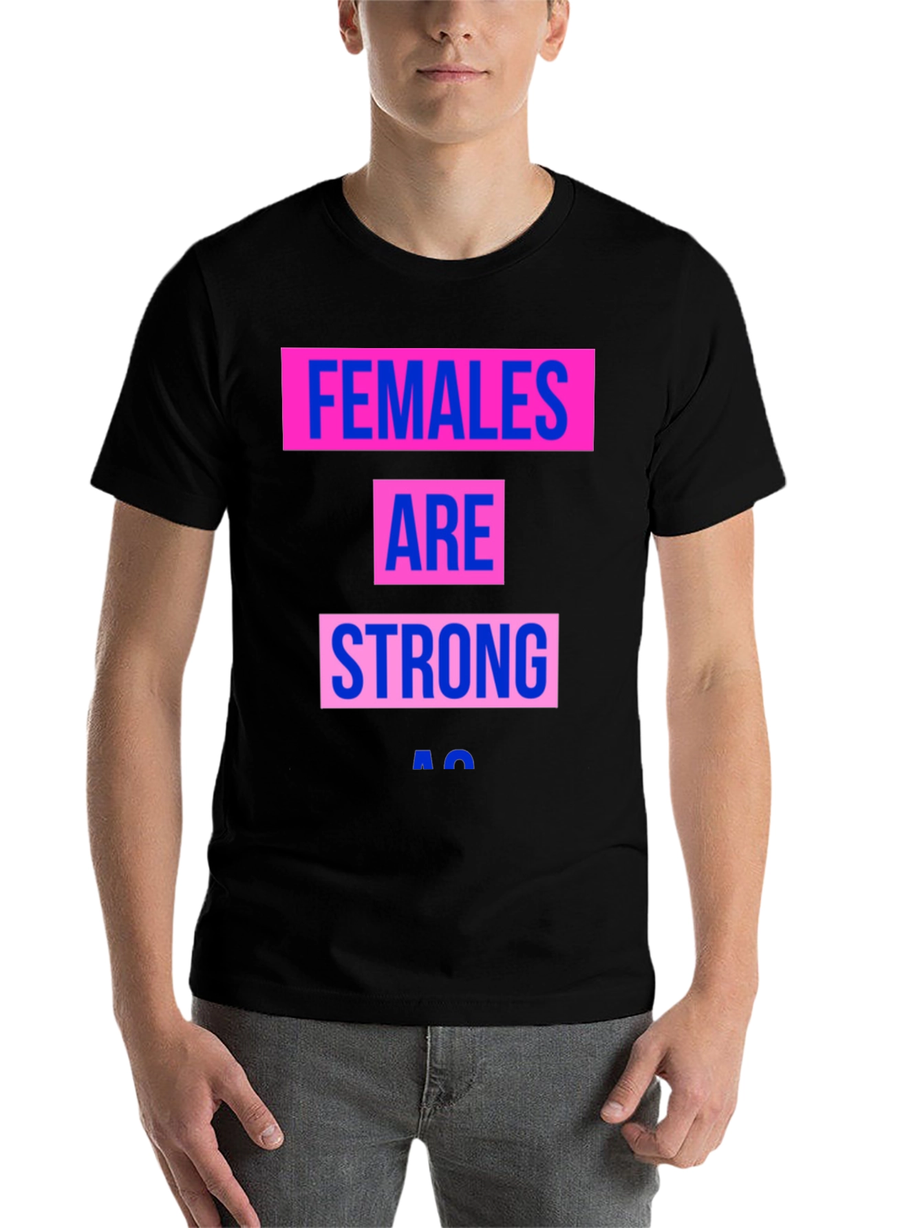 Black Females Are Strong T-Shirt - Empowering Graphic Tee view 7