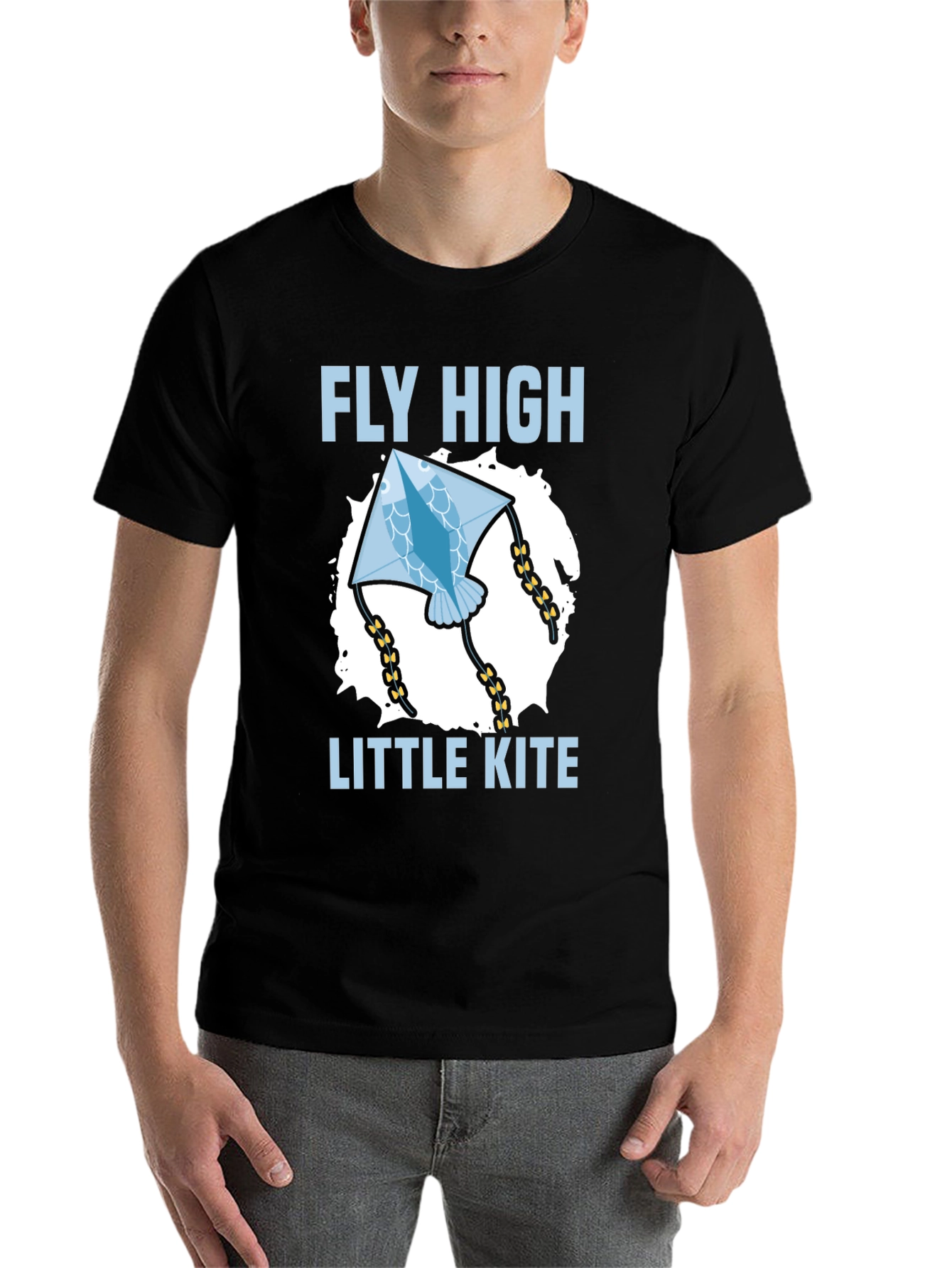 Black Fly High Little Kite T-Shirt view 7