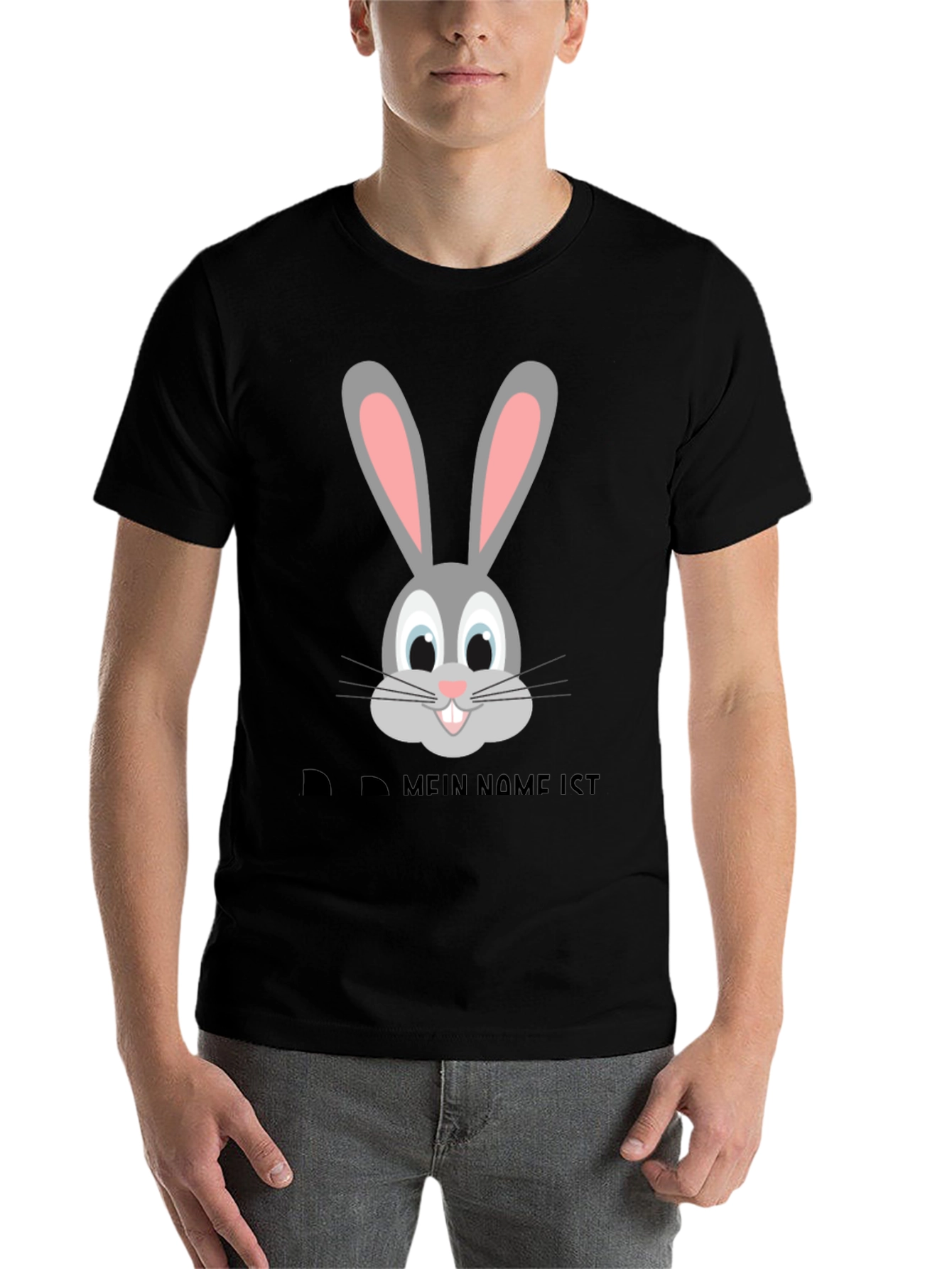 Black Funny Bunny T-Shirt - Mein Name Ist... view 7