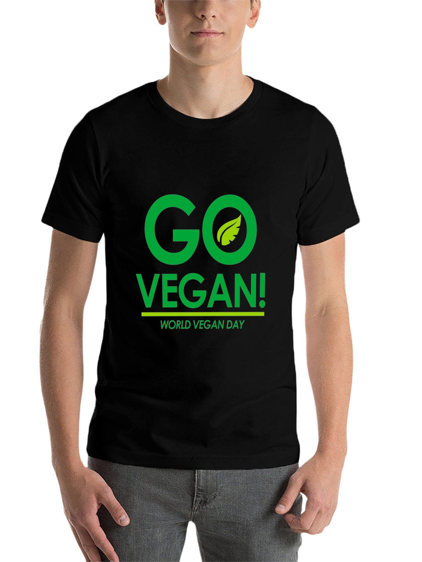 Go Vegan T-Shirt - World Vegan Day Tee - 7