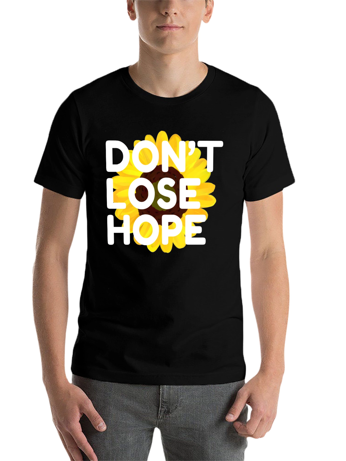 Black Don't Lose Hope Graphic Tee view 7