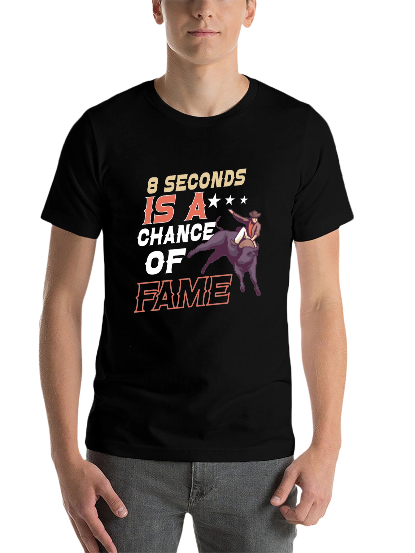 8 Seconds of Fame Rodeo Graphic T-Shirt - 7
