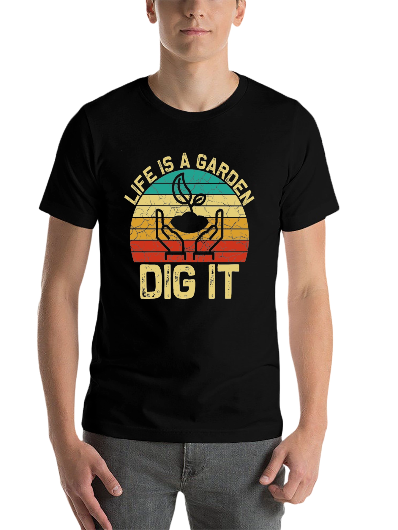 Black Life is a Garden Dig It T-Shirt view 7