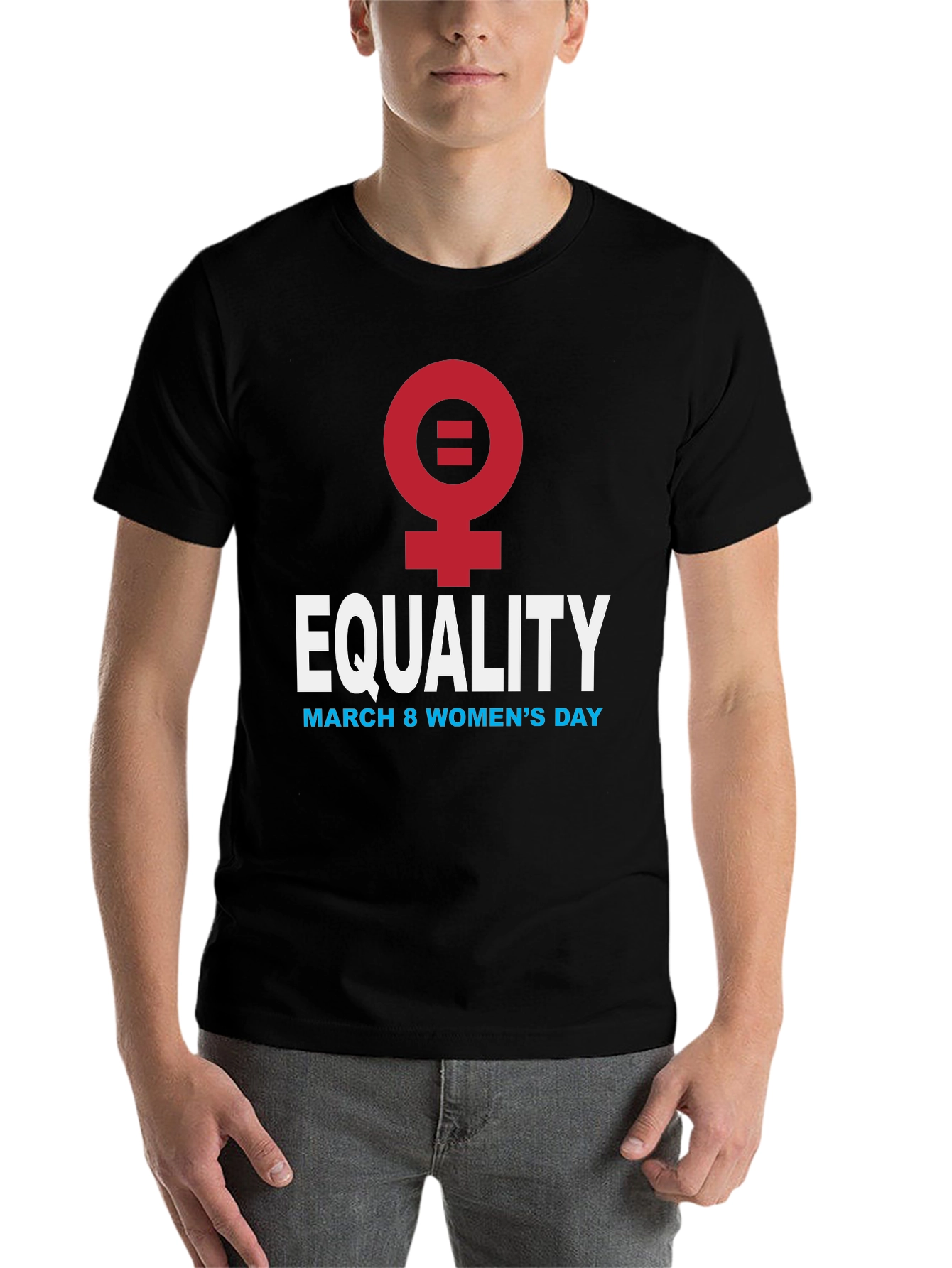 Black Equality Women's Day T-Shirt view 7