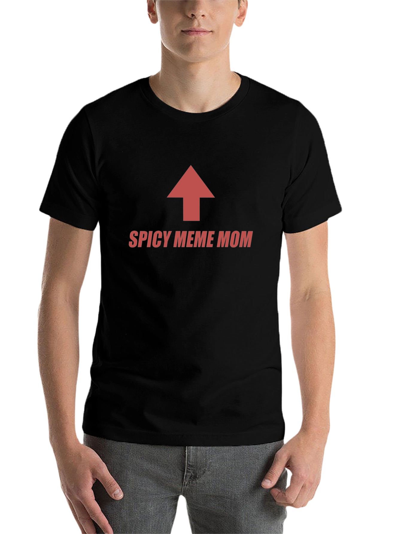 Black Spicy Meme Mom T-Shirt - Funny Graphic Tee view 7