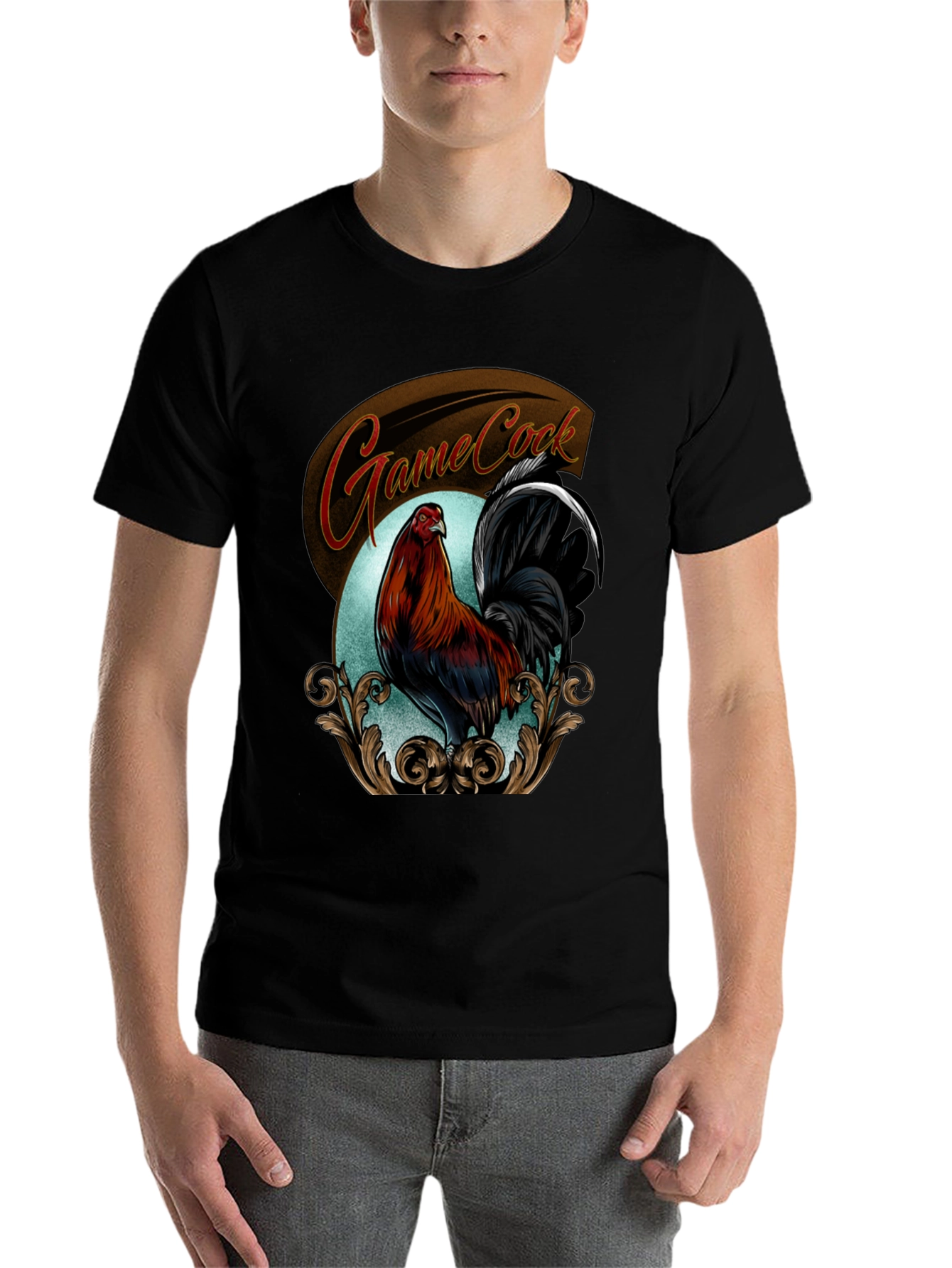 Black Gamecock Graphic T-Shirt view 7