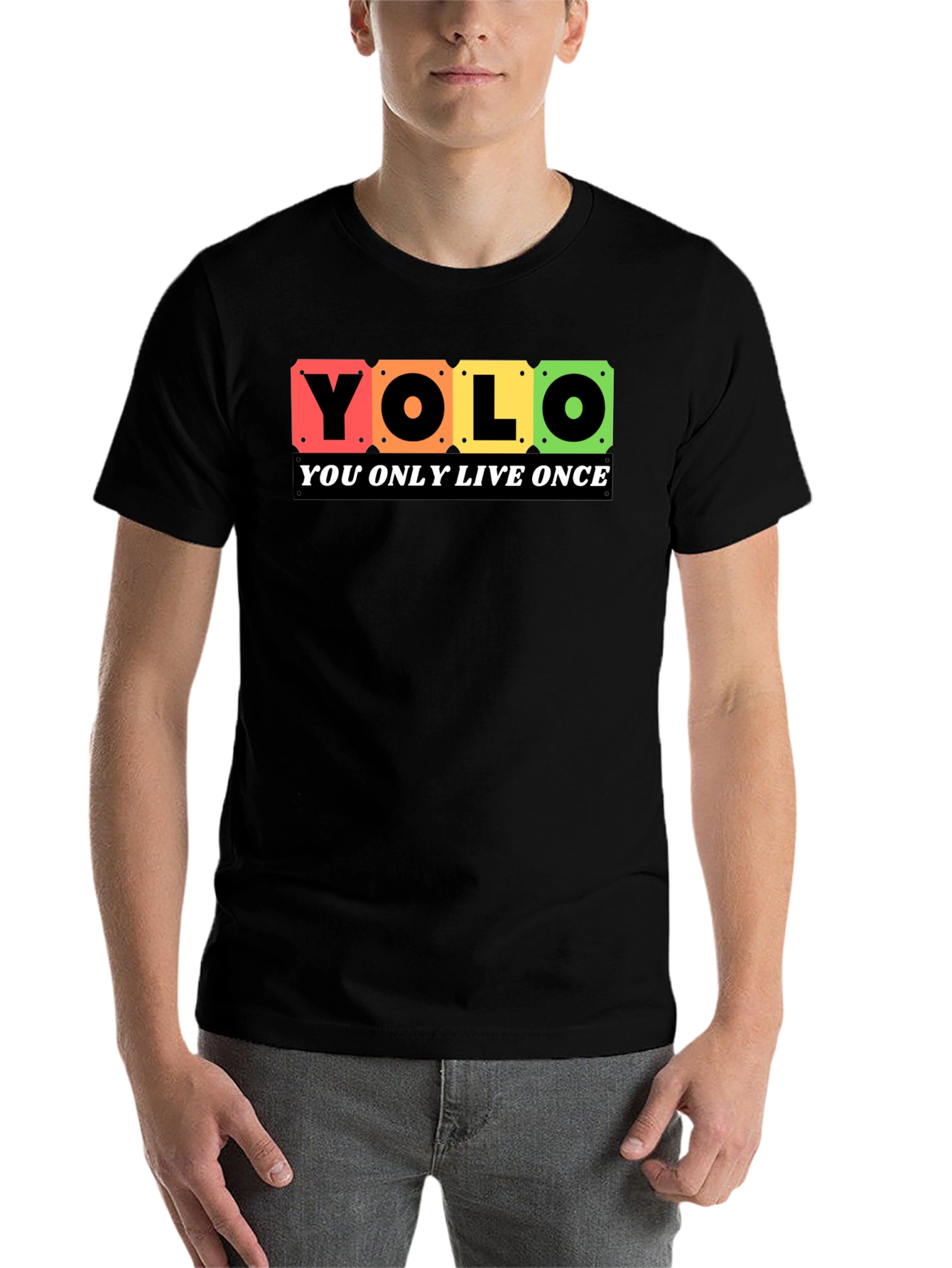 YOLO Graphic Tee - Live Once T-Shirt - 7