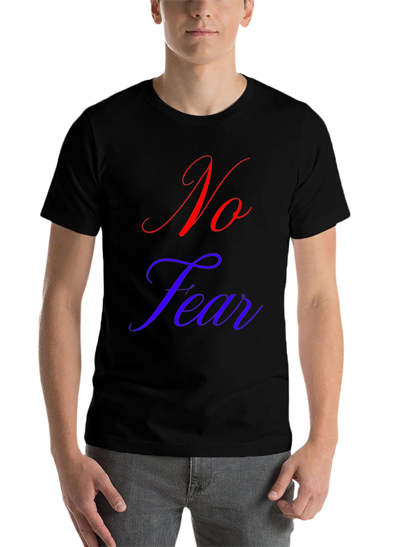 Black No Fear Graphic T-Shirt - Black view 7