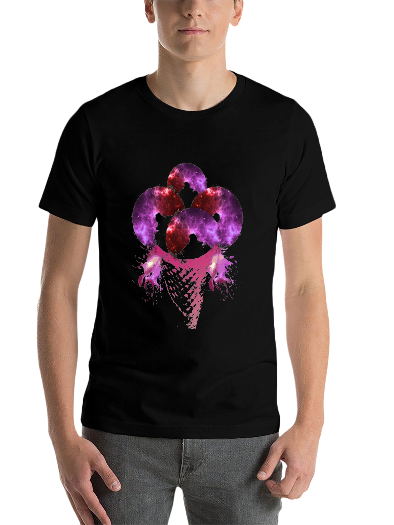 Galaxy Circles Graphic Tee - Unique Design T-Shirt - 7