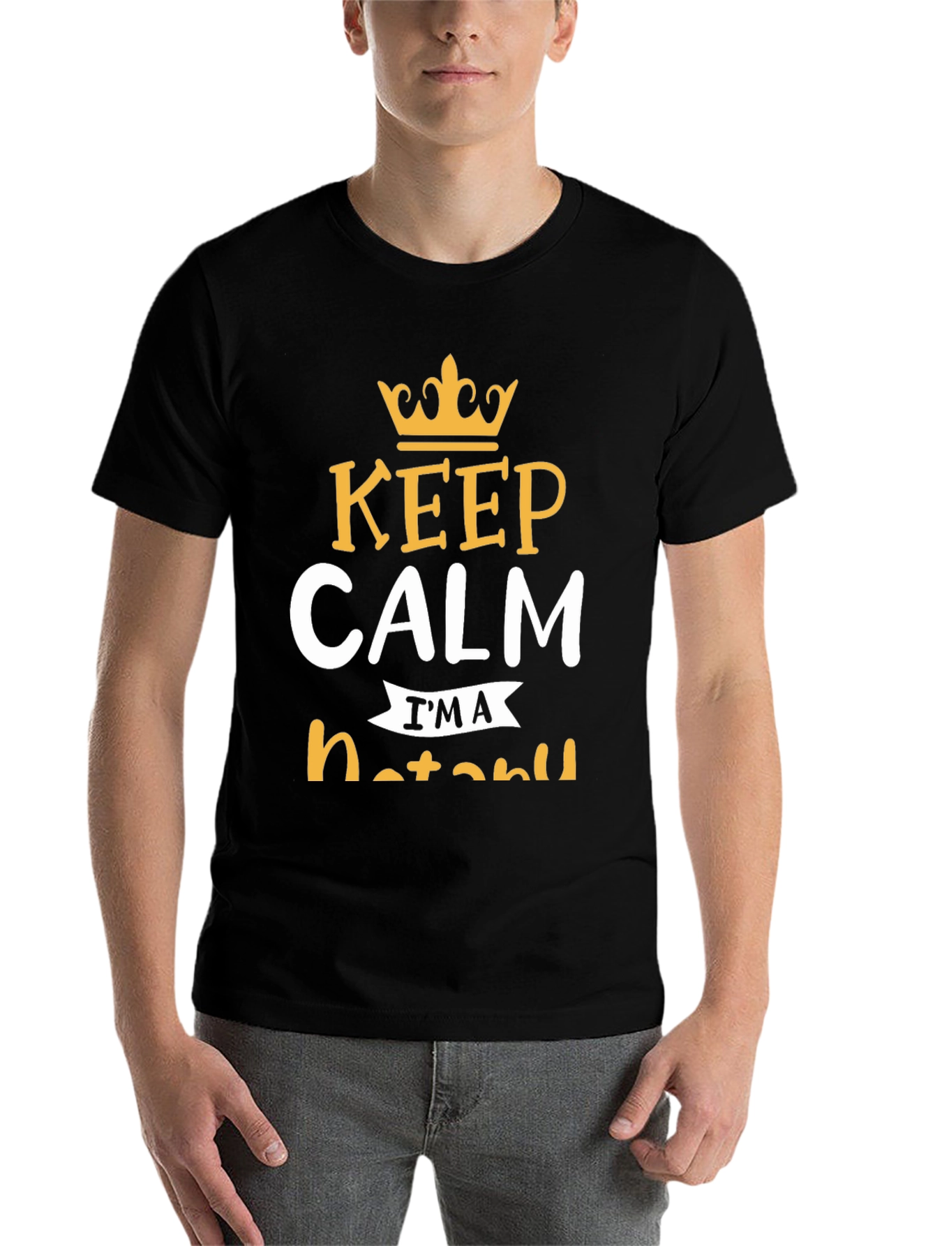Black Keep Calm I'm A Hotaru T-Shirt view 7